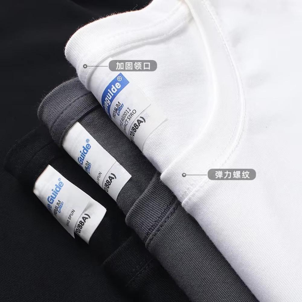 Summer Fashion High End Men's Fun Little Bear 100% Cotton Printed Round Neck High Quality Leisure Fitness Street T-shirt