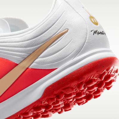 Men's Sneakers Nike Tiempo Maestro Academy TF Low 'White Bright Crimson Blur'
