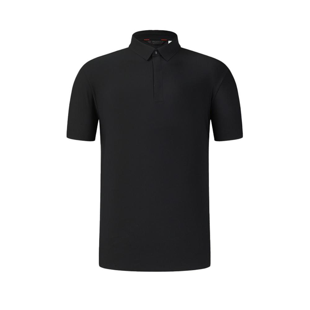 

FILA Golf Series Simple Breathable Versatile Cool Touch Polo Shirt Men tops Deep-Black A11M625156FBK XL