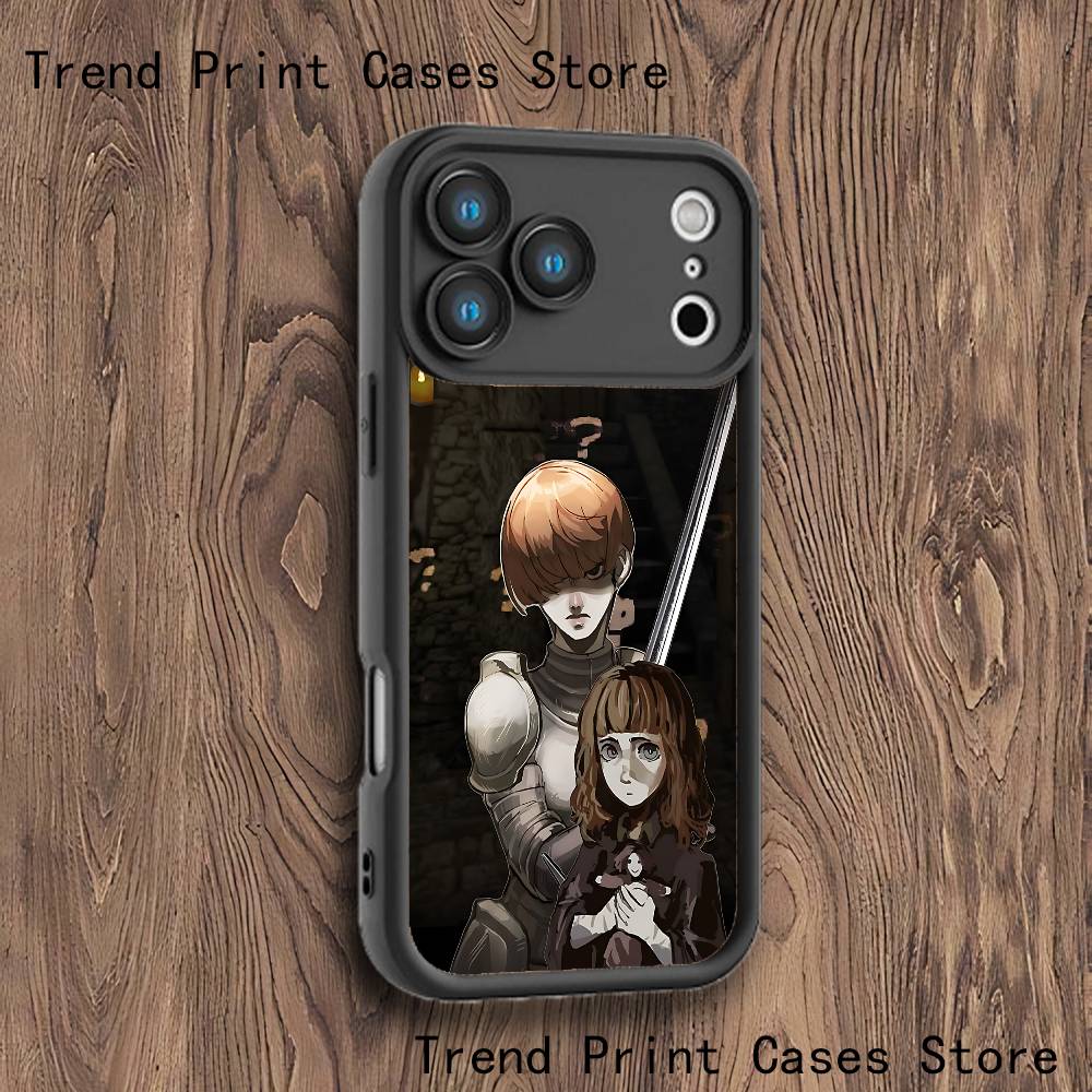 F-Fear H-Hunger Phone Case For iPhone 17,16,15,14,13,12,11,Pro,Max,Plus,X,XS,SE4,E,Mini Black Thickened Border Case