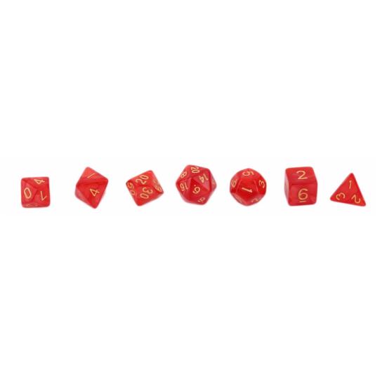 7Pcs KTV Party Multicolor Polyhedral Numbers Dice Table Board Game Supply Gift