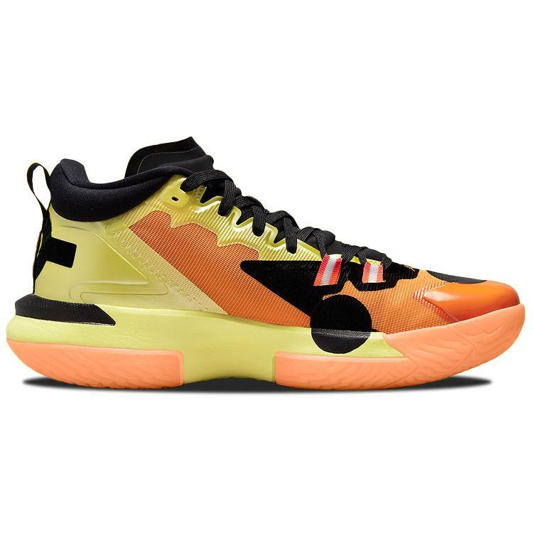 Air Jordan Naruto x Jordan Zion 1 SP PF Kyuubi Unisex Sneakers Yellow Electric-Yellow Alpha-Orange DQ5569-780