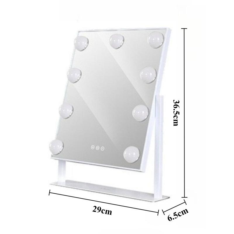 Smart Makeup Mirrors Adjustable Desktop Fill Light Led Mirrors with Magnetic Attraction Magnifying Glass Bedroom Decorations