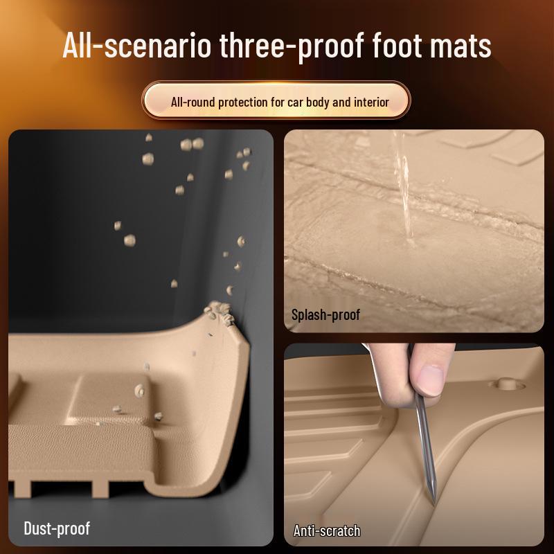 Trunk Mat TPE25 for Wuling Xingguang 730 7-Seater: Decorative Car Floor Mat