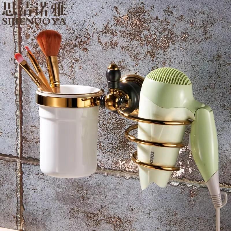 Brass Jade Towel Rack Gold Bathroom Shelf,Soap Holder Towel Rods,Towel Hanger Paper holder,Toilet Brush Holder Bathroom Hardware