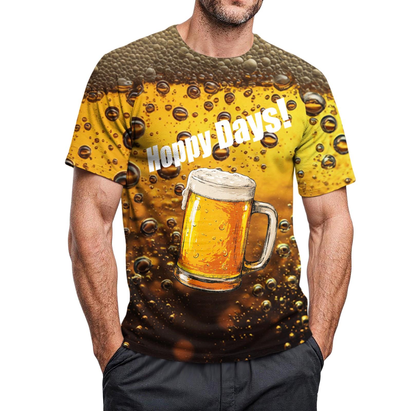 

Мужская повседневная футболка с круглым вырезом и короткими рукавами с принтом XL белый