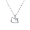 Studded Diamond Necklace, Fashionable Girl Heart, Student Best Friend, Collarbone Chain,design, Sweater Chain