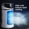 Multifunctional silent timer mini air conditioner - Portable household, dormitory, office desk humidifier and air cooler fan