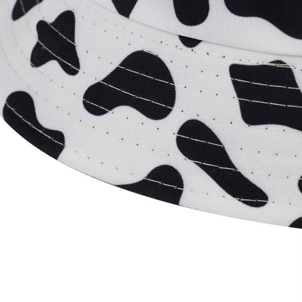 Wide Brim Giant Cow Bucket Hat Sun Protection Summer Fisherman Hat Vacation