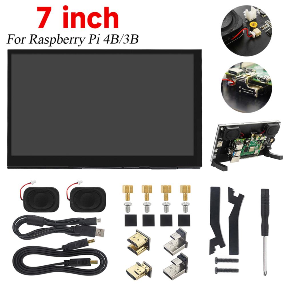 7 Inch IPS Touch Screen Display Module For Raspberry Pi 1024x600 Display GT911 5 Points Touch Panel Modules For Mini PC Monitor