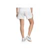 Adidas Solid Color Logo Casual Shorts Women Bottoms White HF2463