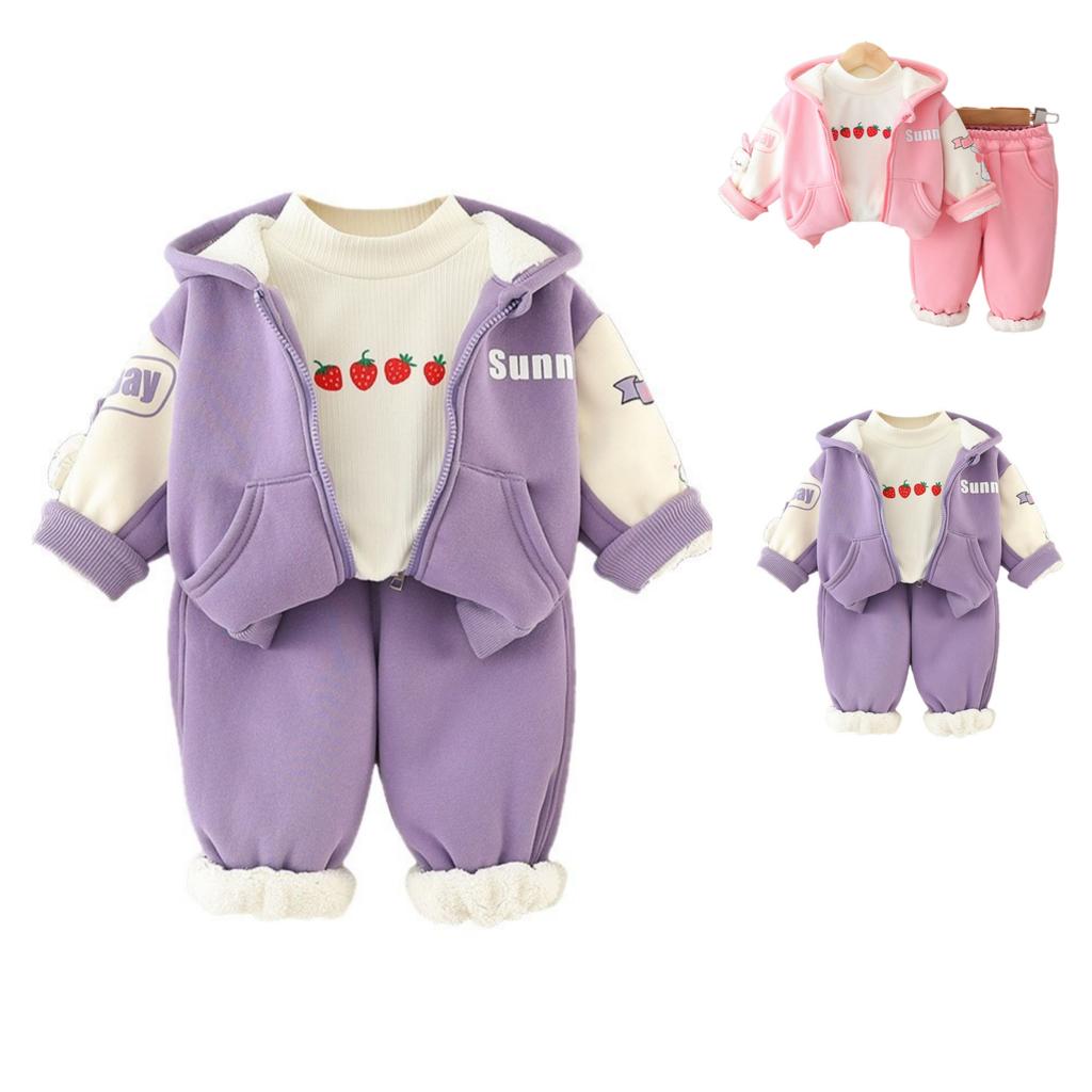 Kids Casual Long-Sleeve Set, Comfortable Daily Wear Outfits