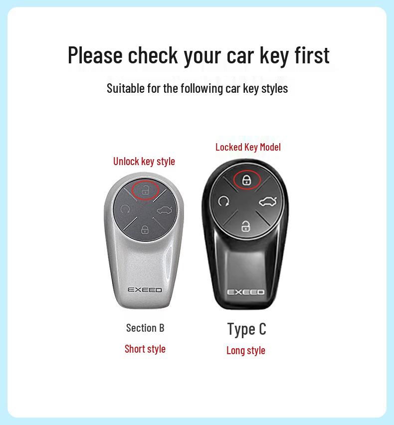 25 Chery Car Key PU Buckle Cover for Starway, Lingyun, Lanyue, Zhuifeng, Yaoguang CDM Models