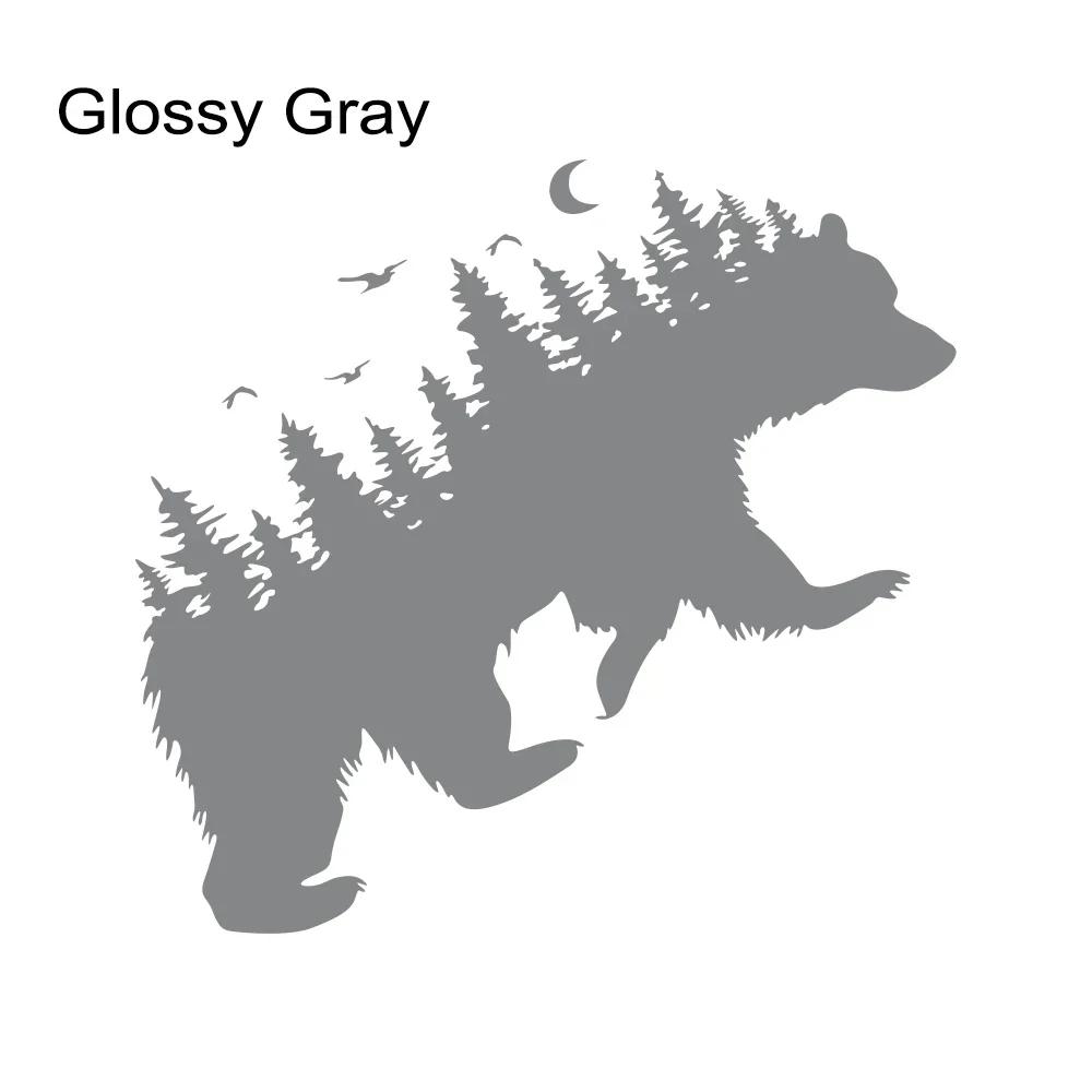 Bear Nature Forest RV Vinyl Decal Car Body Sticker Motorhome Caravan Van Camper Personalized Auto Decoration Decal Accessories