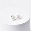 Silver925 Mini Rounded Pearl Earrings