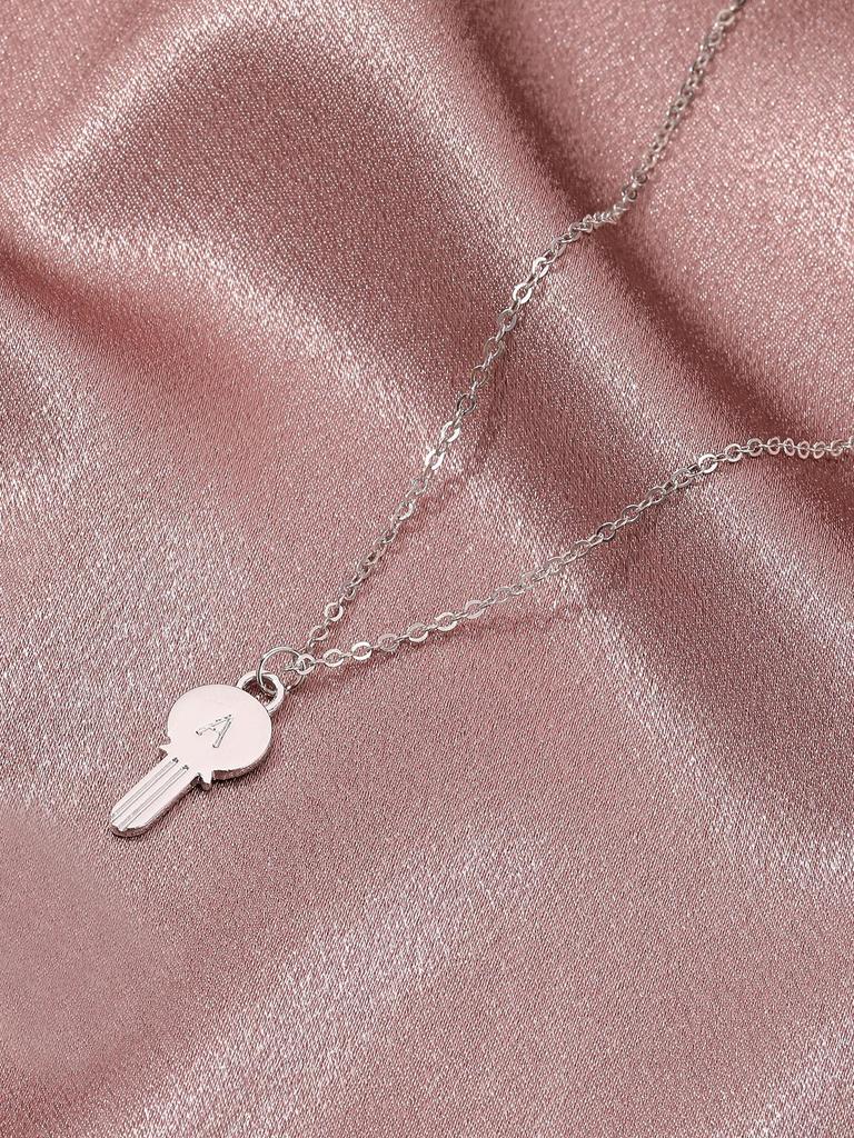 European & American Punk Style Multi-Layer Necklace with Lock Pendant