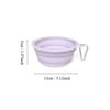 Collapsible Puppy Water Food Container Silicone Pet Supplies Durable Feeder Dish Bowl  Cat