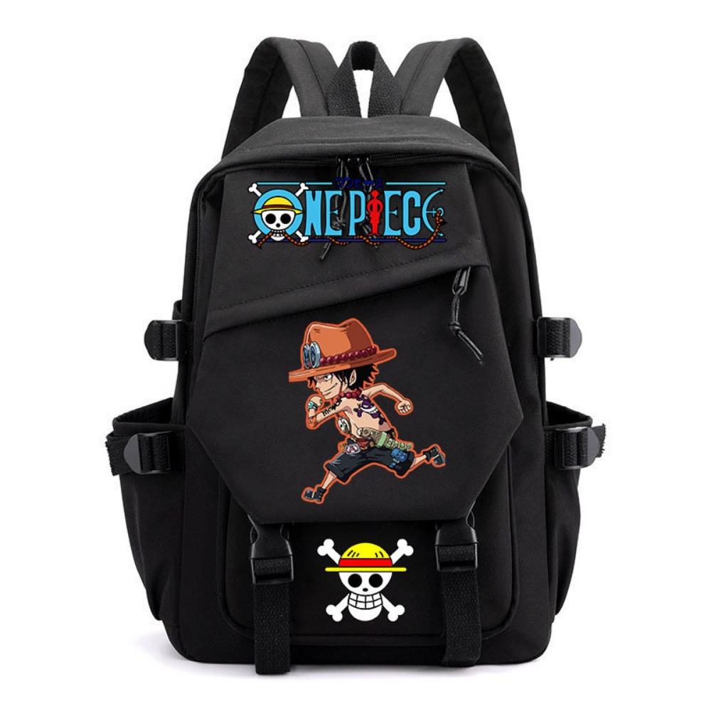 Anime ONE PIECE schoolbag children's backpack primary school bag male and female junior high school students college students campus backpack