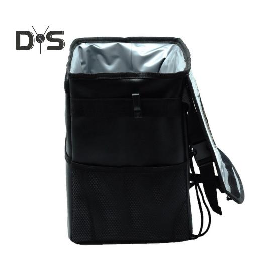 Coș de gunoi pentru mașină cu capac etanșat Coș de gunoi pentru vehicule de mare capacitate Buzunare pentru agățat cutie de gunoi auto impermeabilă