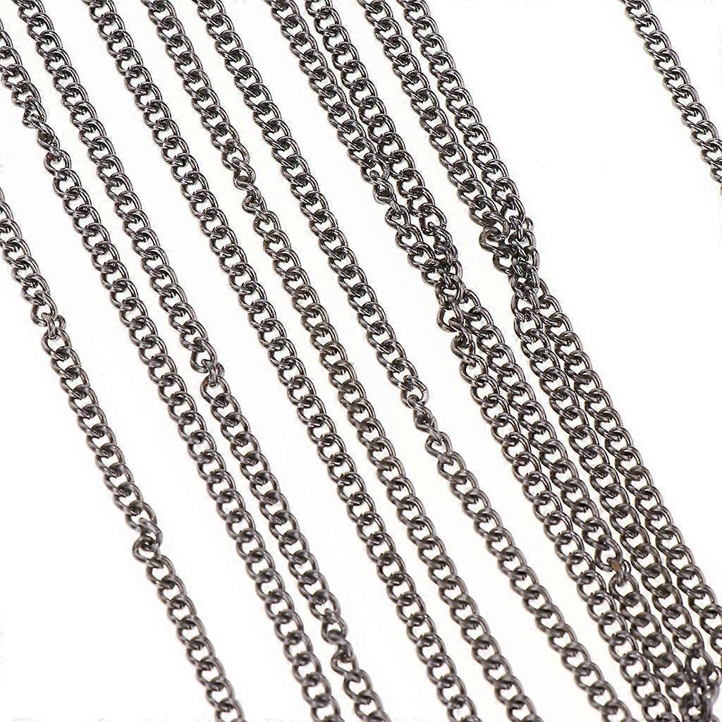 Women metal alloy tassel bikini body chain Silver