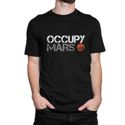 Occupy Mars Elon Musk T-Shirt Premium Cotton Science Shirt
