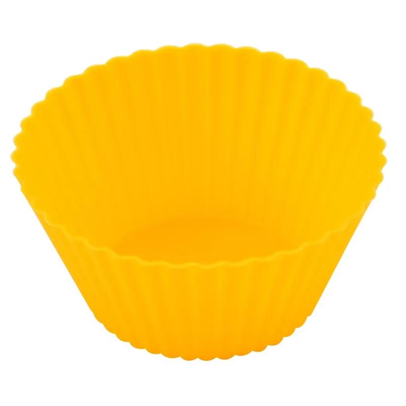New 12 pcs Silicone Cupcake and Muffin Cup Cake Tool, Baking Silicone Mold for DIY Cupcake