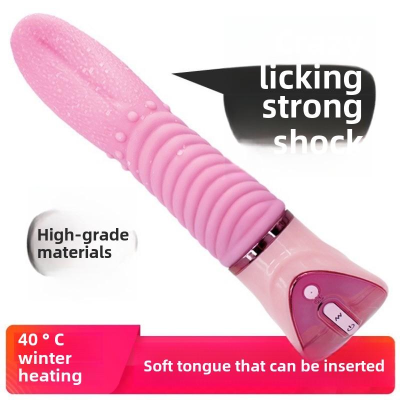 Tongue Licker Heated Female Masturbator Clitoral Stimulation Flirting Massage Vibrator Sex Toys