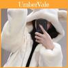 Bärenohren Hoodie Für Damen Mit Taschen Dickes Polarfleece Lässige Winteroberbekleidung