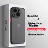 IPhone 13 Case, Apple 13 Protective Cover, Full Protection, Semi-Transparent Frosted Ultra-Thin Shockproof High-End Design for Men And Wome
