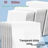 Waterproof Transparent Sticky Notes for Students - Quick-Drying Memo Pad for Exams & Note-Taking