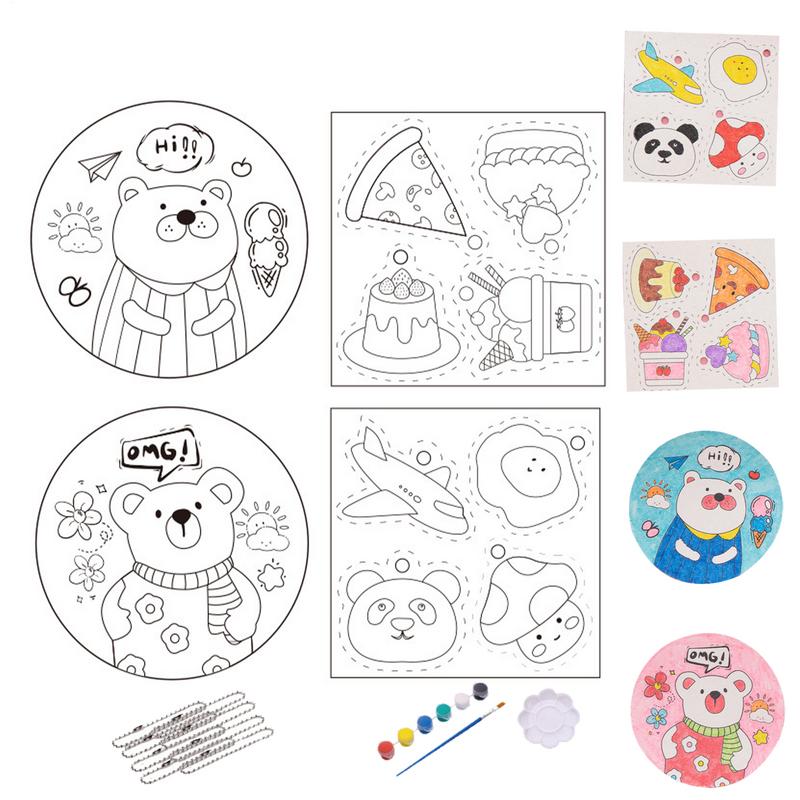 3D Art Drawing Sponge Paper DIY Creative Foam Texture Painting Paper Kid DIY Painting Educational Toy For Greeting Cards Project