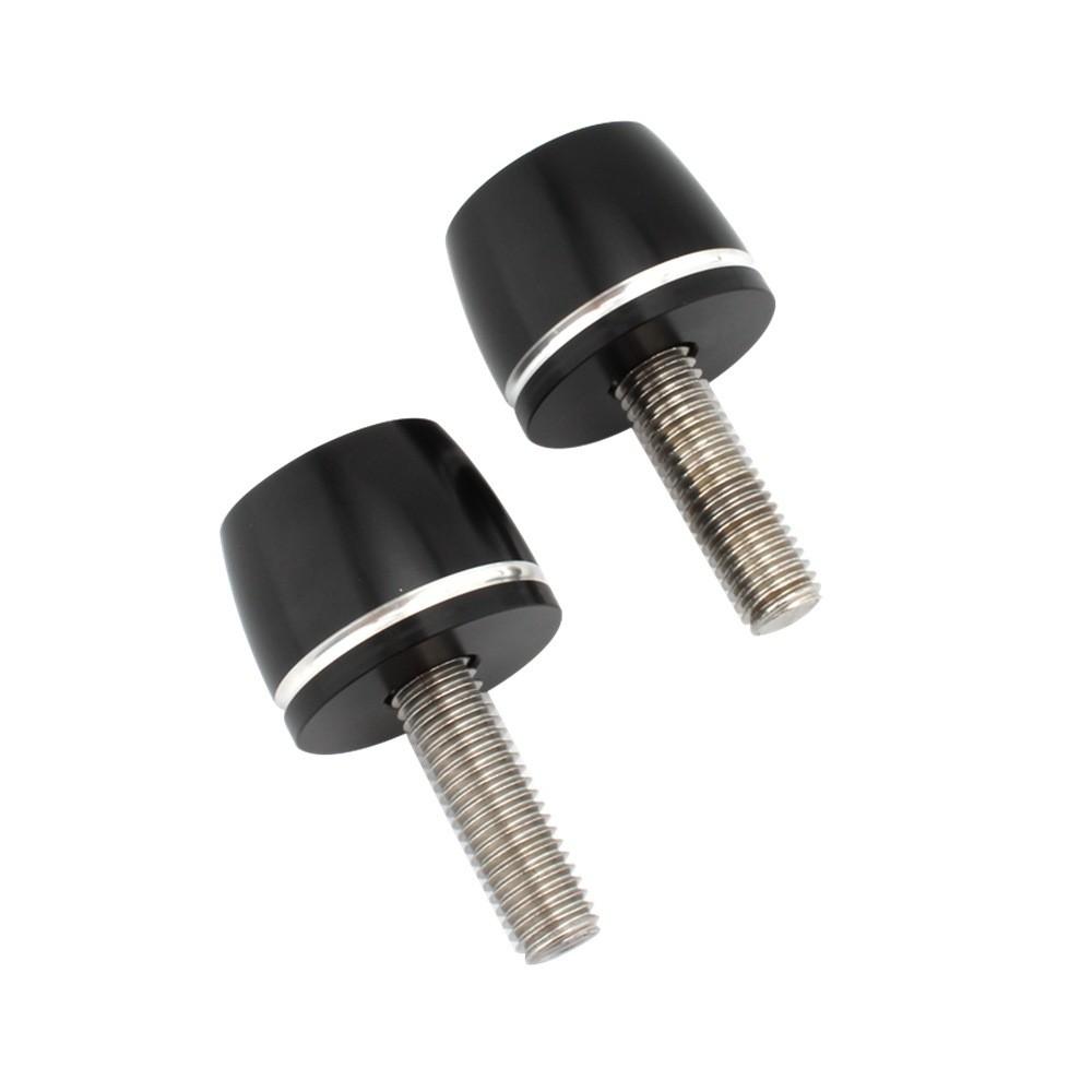 

R18 Handlebar Durable Caps Elegant Aluminum Finish For Custom Motorcycles BlackWhite