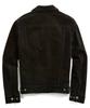 Designer Men's Black Warm Soft Suede Stylish Handmade Genuine Leather Shirt Casual Fashionable