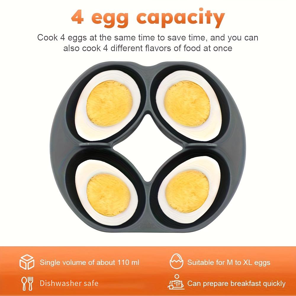 1 Kitchen Utensil, Compatible with Mixer Thermomix , 4 Grid Egg Steamer, Food Grade PP Materials, Dishwasher Safety, Mixer Parts