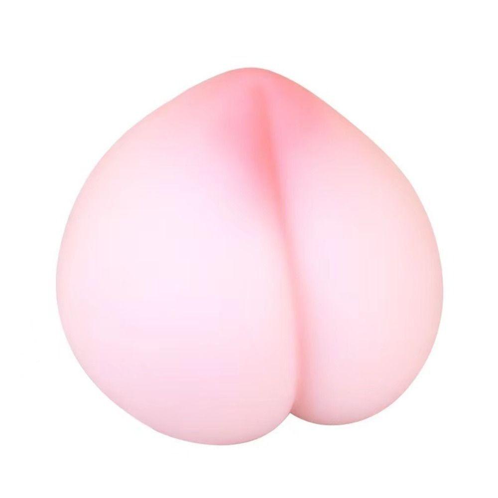 TPE Material Anti Stress Ball Peach Shaped Stress Reliever Slow Rebound Toy  Finger Massage