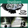 12000 Lumen Led Fietskoplamp Met Waterdichte Aluminiumlegering Behuizing**