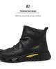 Men's Black Non-Slip Velvet Martin Boots - Wear-Resistant, Comfortable, and Stylish for Autumn/Winter