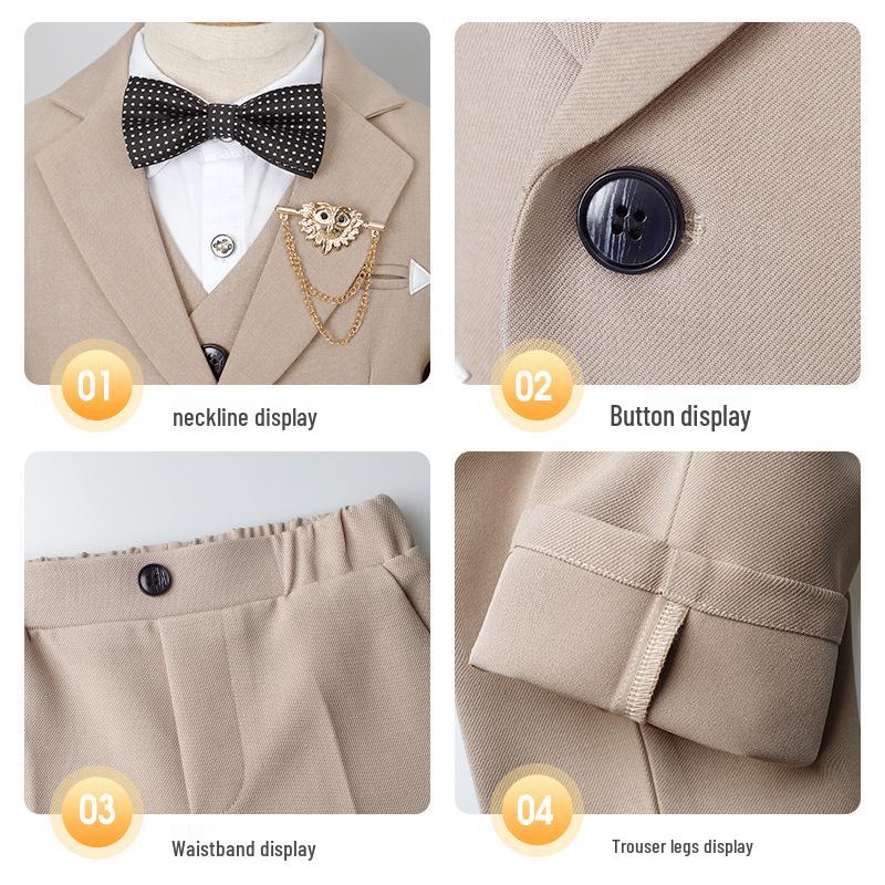 One-Year-Old Boys' British Gentleman Suit for Birthdays and Weddings
