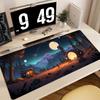 Mouse Pad Anime Keyboard Pad Laptop Outer Wilds Solar System Desk Mat PC Gaming Accessories Natural Rubber Mousepad XXL Carpet