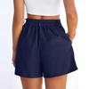 Women's Shorts Casual Summer  Color Drawstring Beach Loose Pocket Shorts