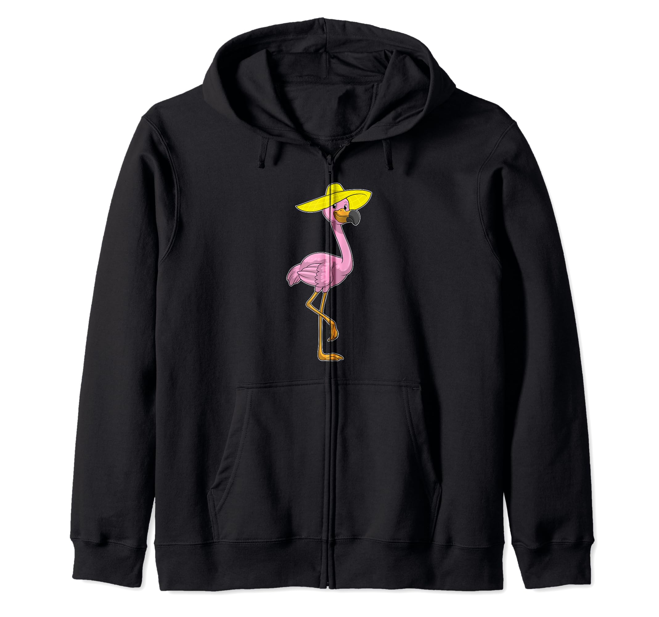 

Flamingo hat zip hoodie чёрный