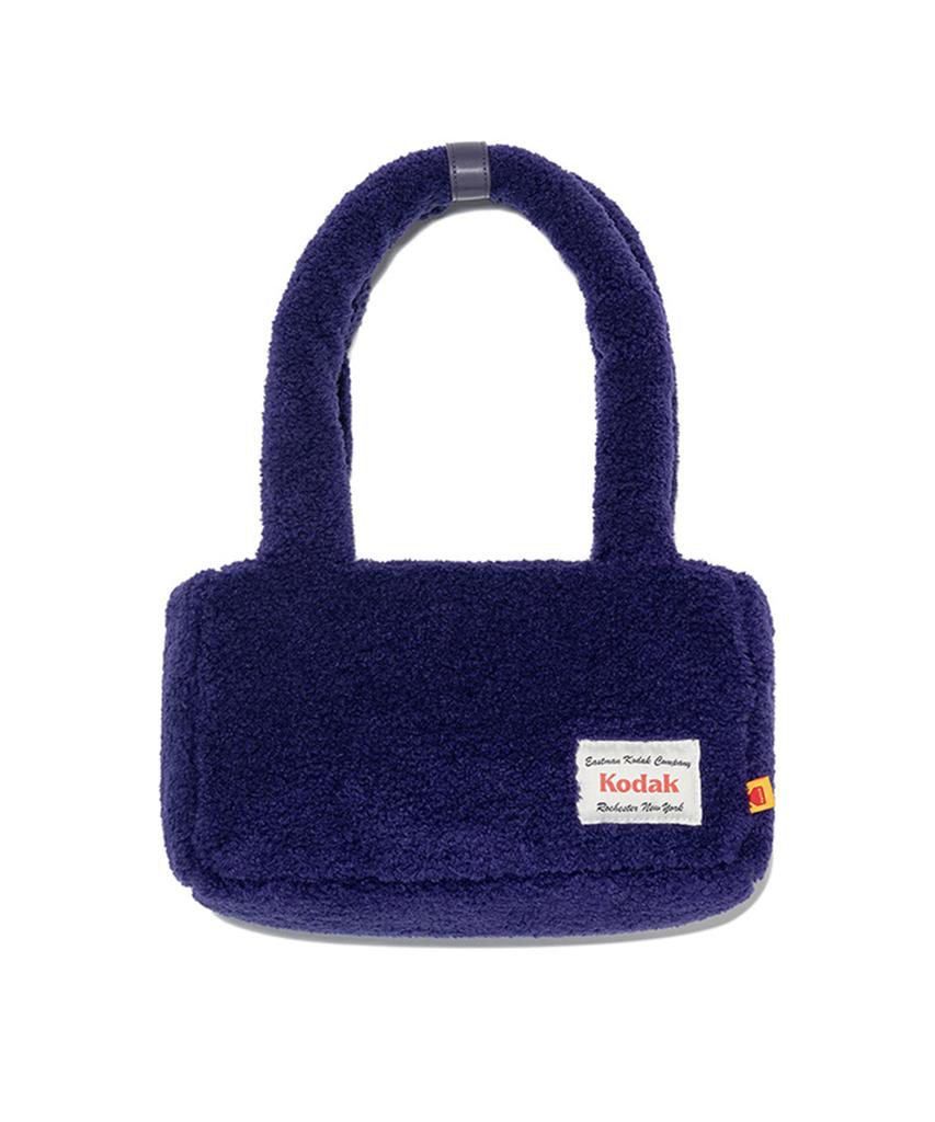 Kodak Fleece Baguette Shoulder Bag Purple