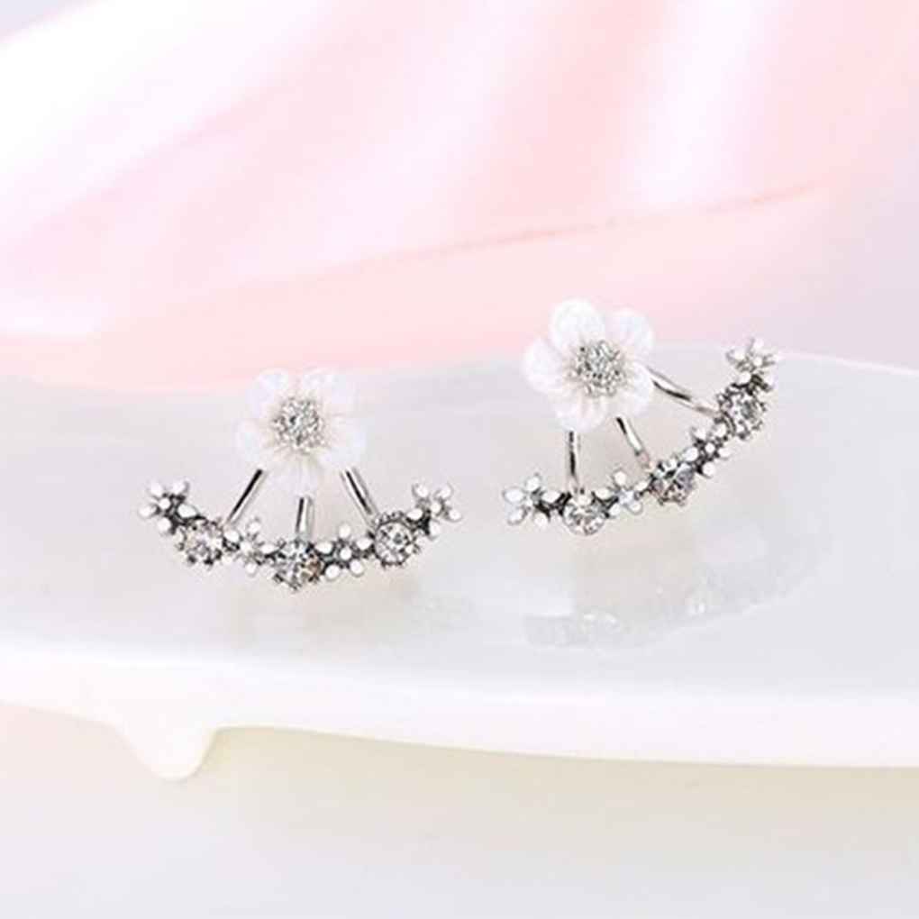 1 Paar Dames Oorbellen Feest Bruiloft Bloem Oorbellen Verfijnd Delicaat Sieraden Aankleding Decoratie Vriendschapscadeau