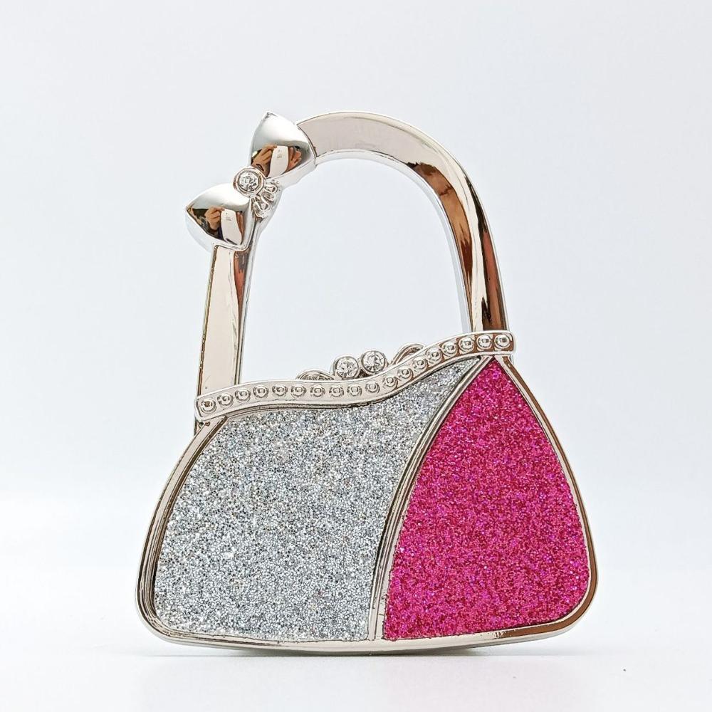 Pretty Foldable Purse Hook for Women Creative Durable Table Hanger Portable Handbag Hook for Table