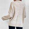 Women's Autumn and Winter Long-sleeved Lapel Pullover Sweater