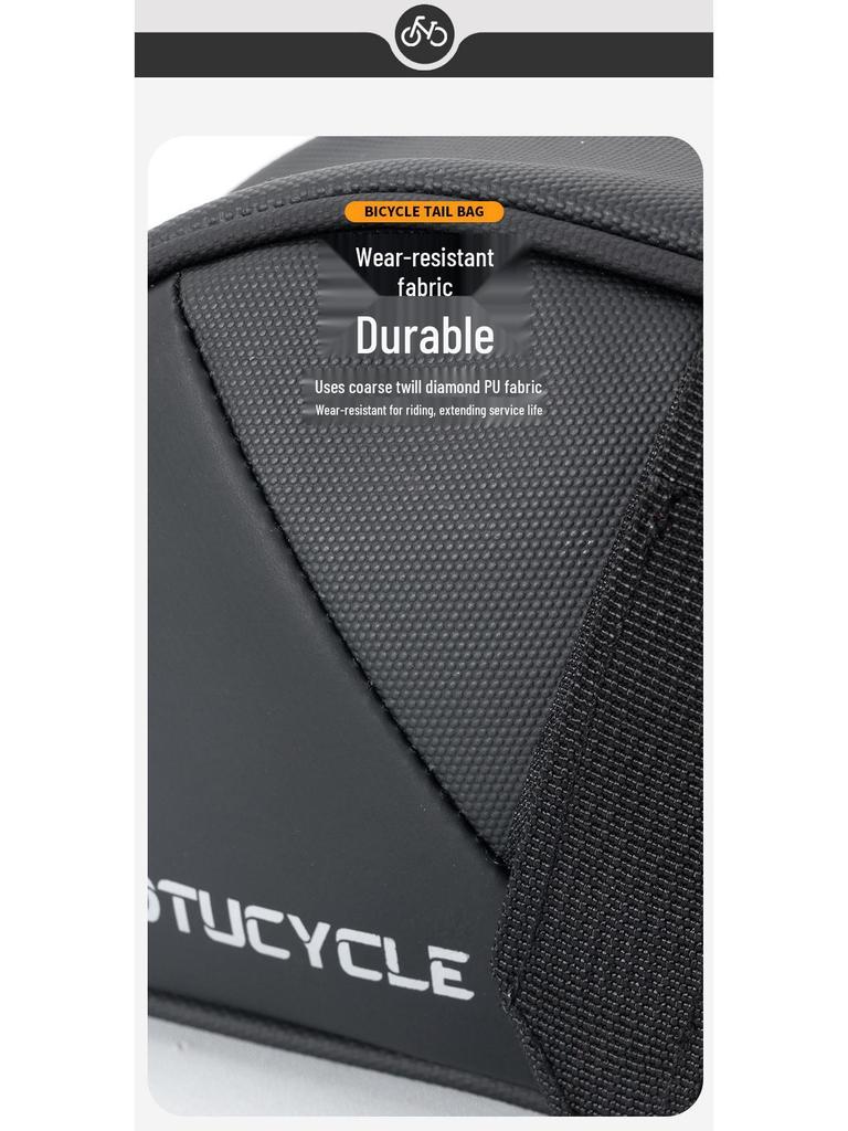 Water-Resistant Portable Saddle Bag for Road and Mountain Bikes