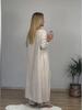 2025 Women's Casual Cotton Linen Irregular Top & Wide-Leg Pants Set for European and American Markets