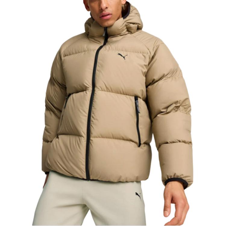 Puma Men's Lifestyle Collection, Women's Basic Collection Down Jacket Unisex Oak Tree Brown 684103-67