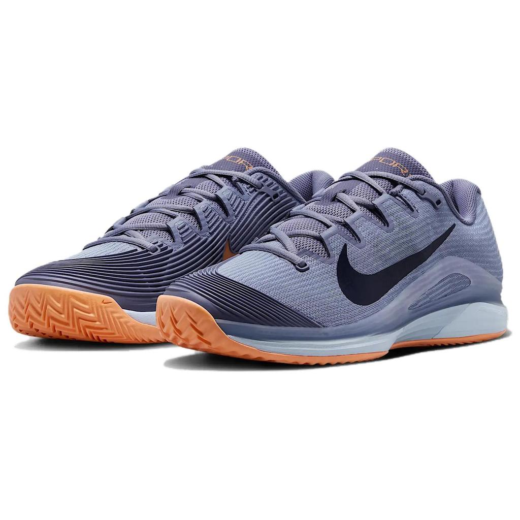 NikeCourt Air Zoom Vapor 12 Clay Ashen Slate Obsidian Men Sneakers Blue Light-Armory-Blue Marrakesh HQ6026-400