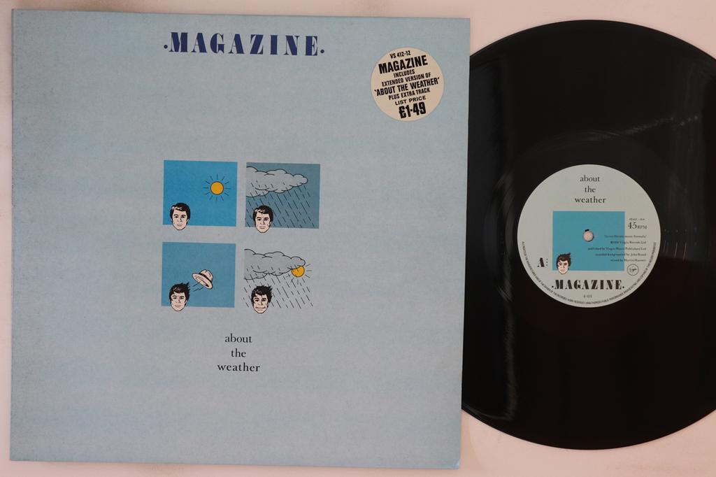 12inch Record MAGAZINE - About The Weather VS41212 VIRGIN 1981 UK Rock Used